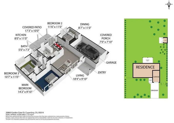 20860 Garden Gate Drive, Cupertino, California 95014