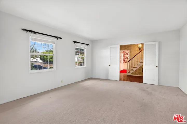Living Room with entry hall in