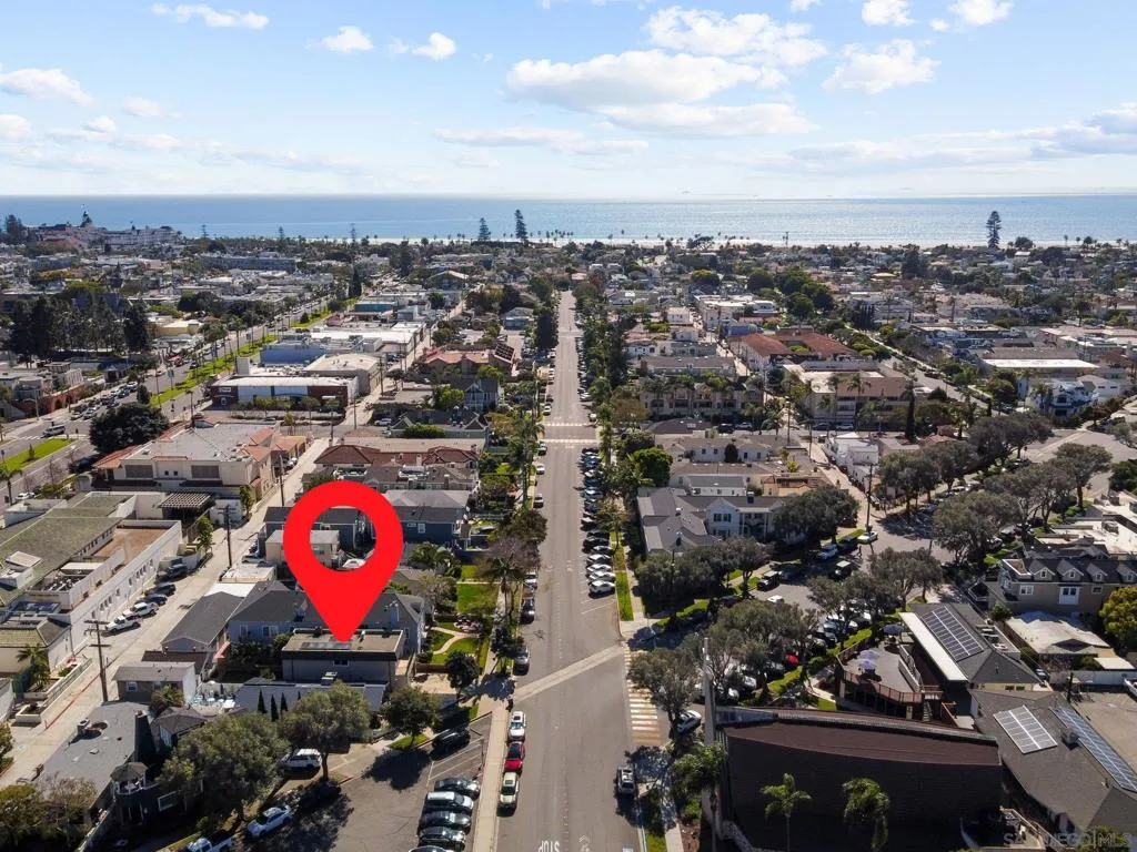 The ocean and famous Center Beach are only 8 blocks away!  Bikeable, walkable and full of charm - this home is close to everything Coronado has to offer!