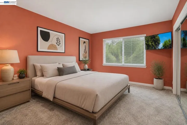 Furniture and furnishing staged by AI.
