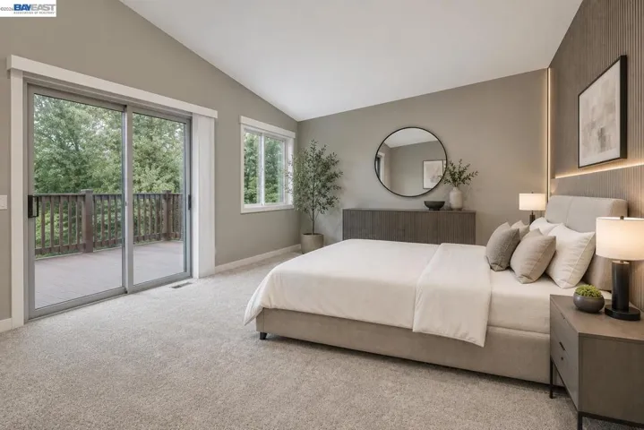 Furniture and furnishing staged by AI.