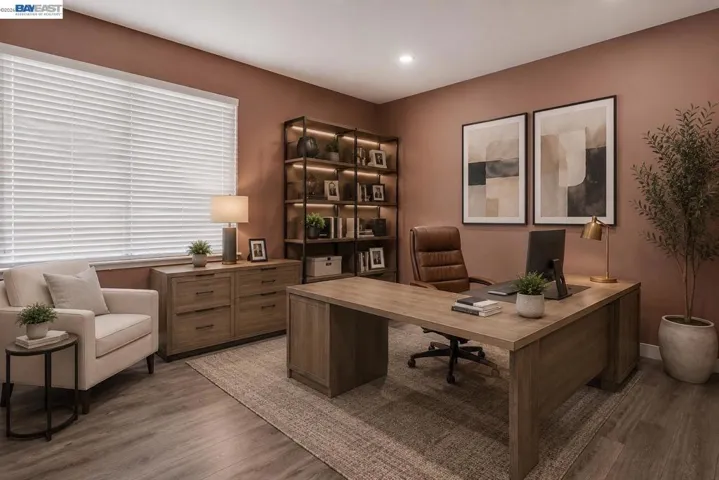 Furniture and furnishing staged by AI.