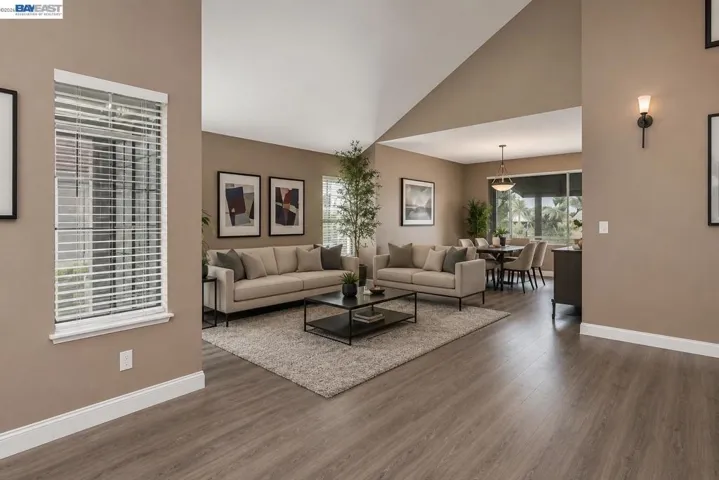 Furniture and furnishing staged by AI.