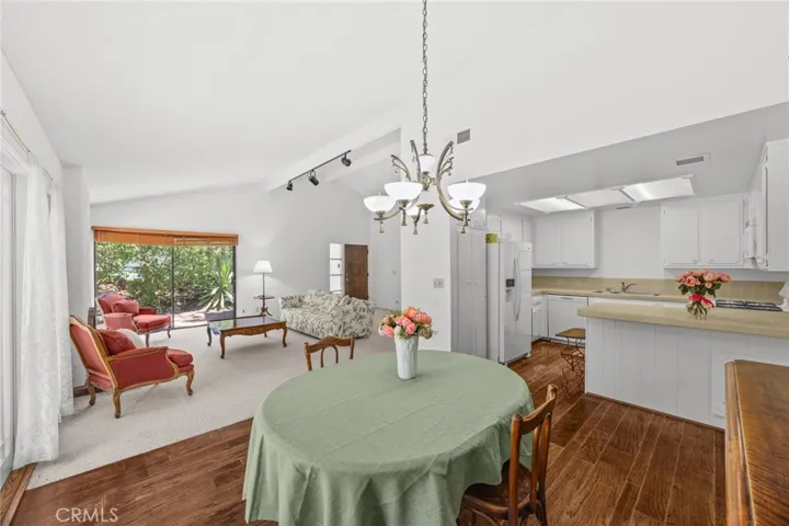 Dining Room, Kitchen, Living Room.