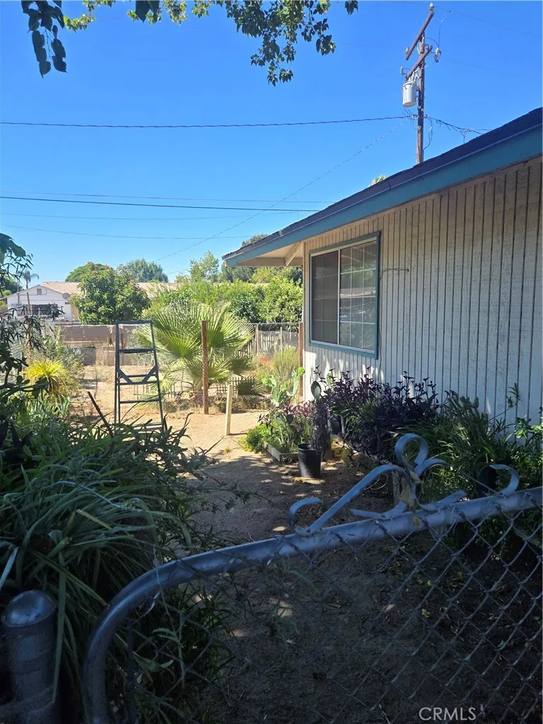 Large backyard