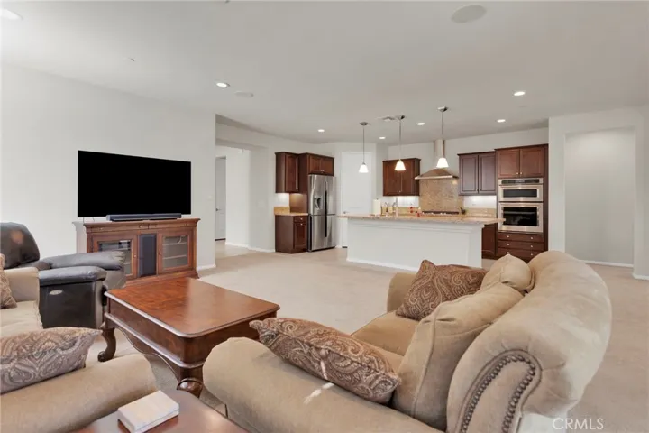 Open Layout - Living Room and Kitchen