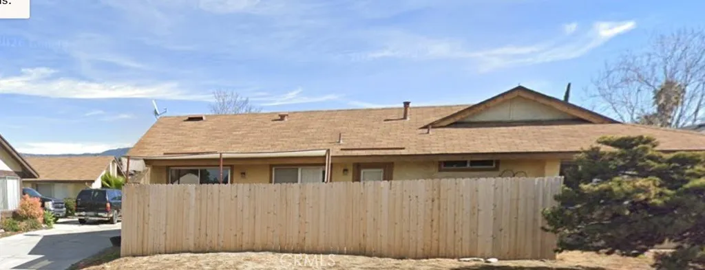 Nice fenced yard for one unit