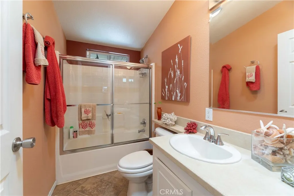 Full bathroom in hall Full bathroom in hall
