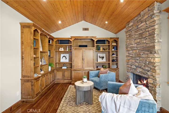 Flex Room with Fireplace