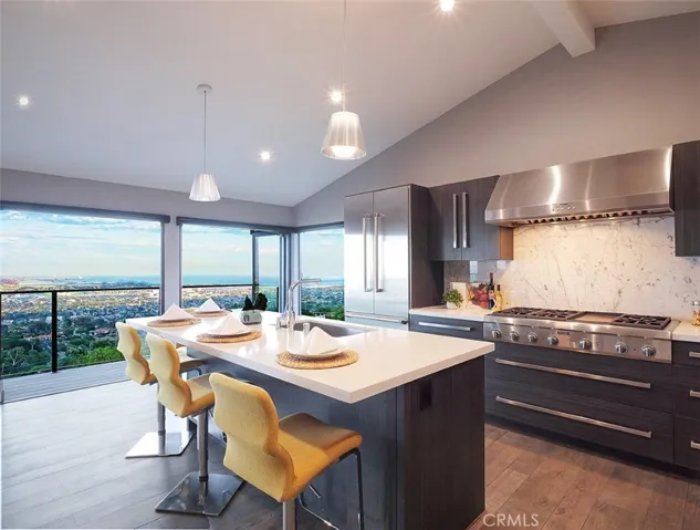 Kitchen Looking Out to View