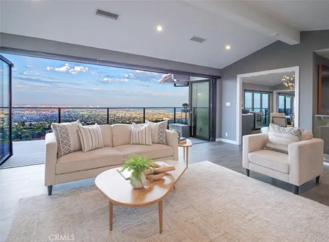 Living Room Looking Out to View