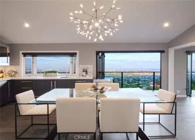 Formal Dining Room Looking Out to View
