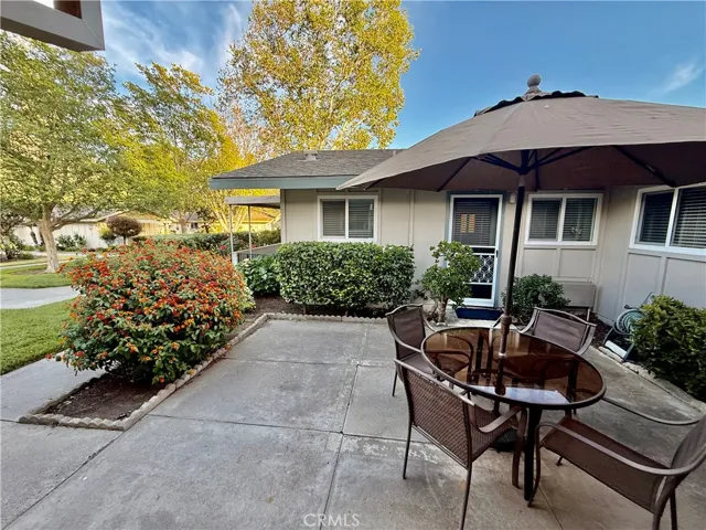 Open patio -the other patio is enclosed
