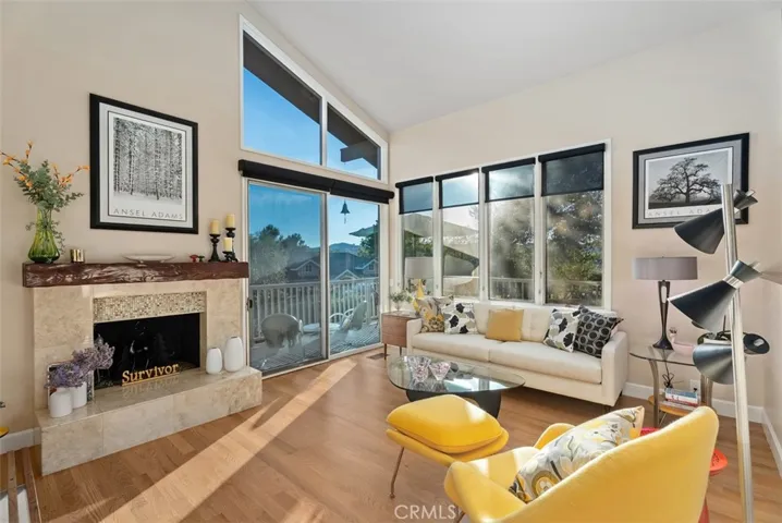 Formal Living Room with Access to Balcony