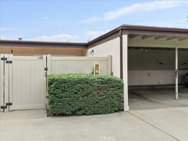 Gate to patio