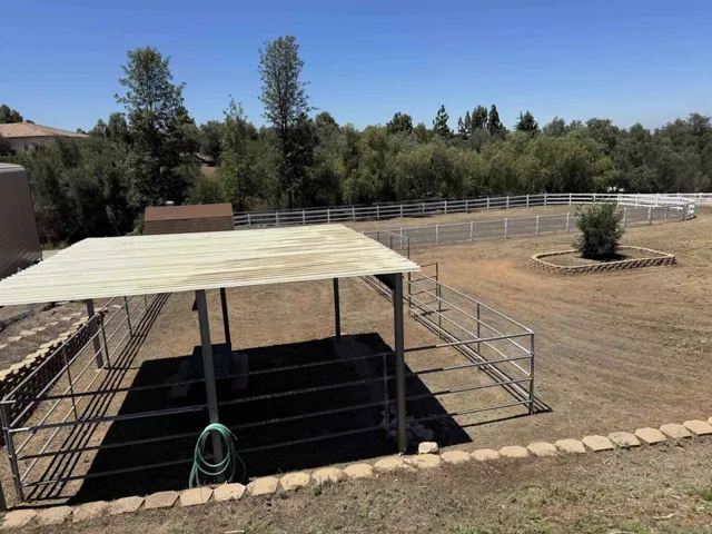 Horse stable.