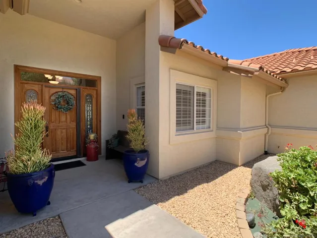 Front door area.