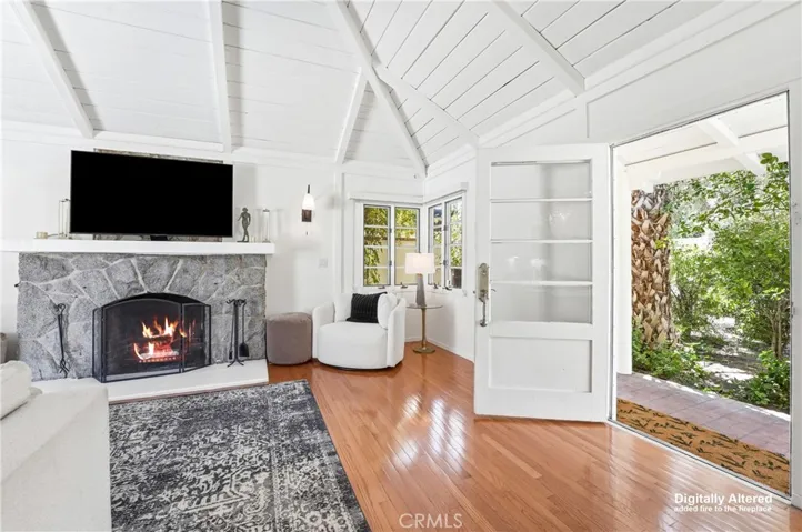 Wood Burning Fireplace
