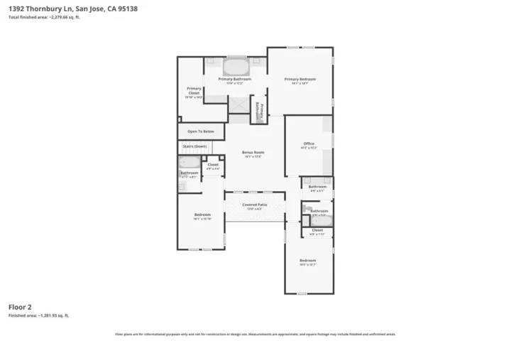1392 Thornbury Lane, San Jose, California 95138