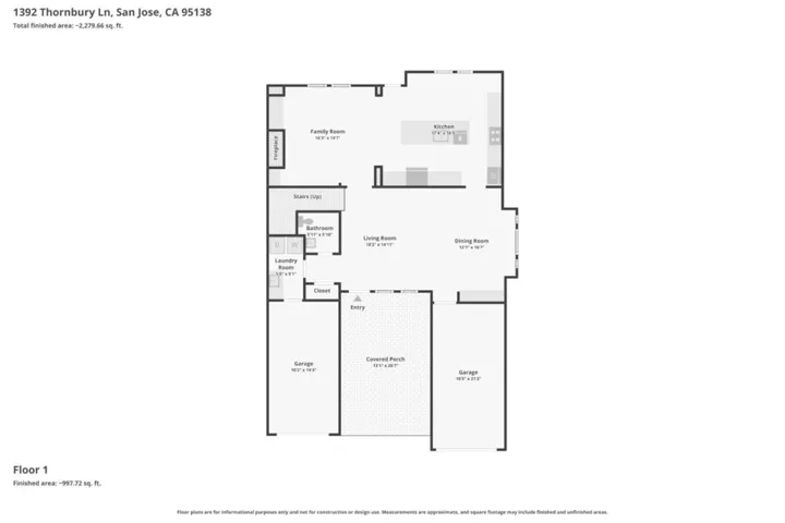 1392 Thornbury Lane, San Jose, California 95138
