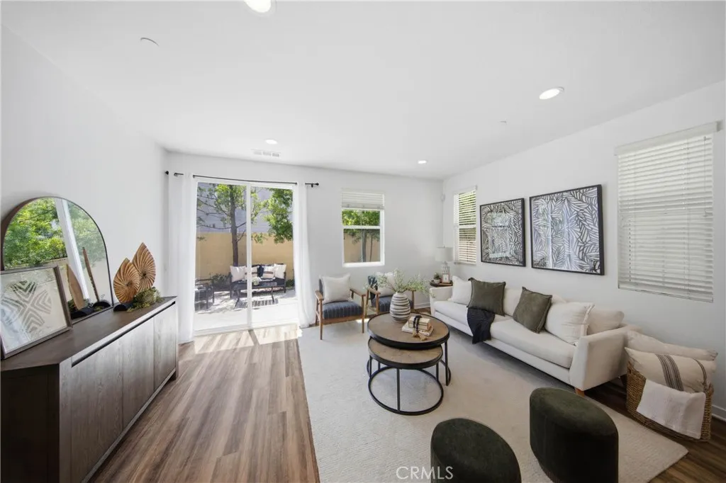Living area with a great spot for a tv wall
