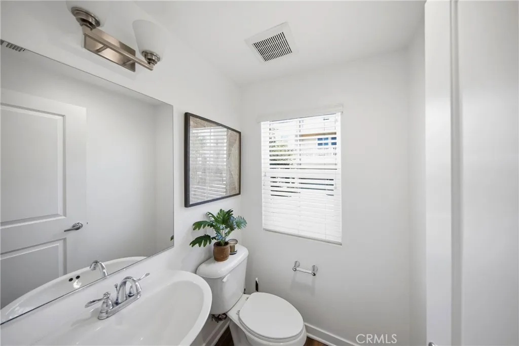Downstairs powder bathroom