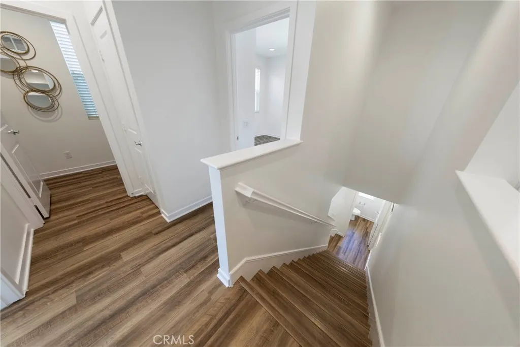 View of stairway from 2nd level