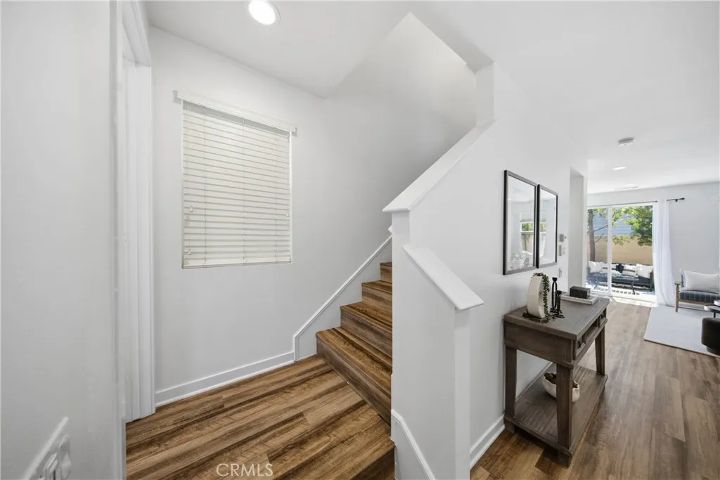 Entry to downstairs powder bathroom