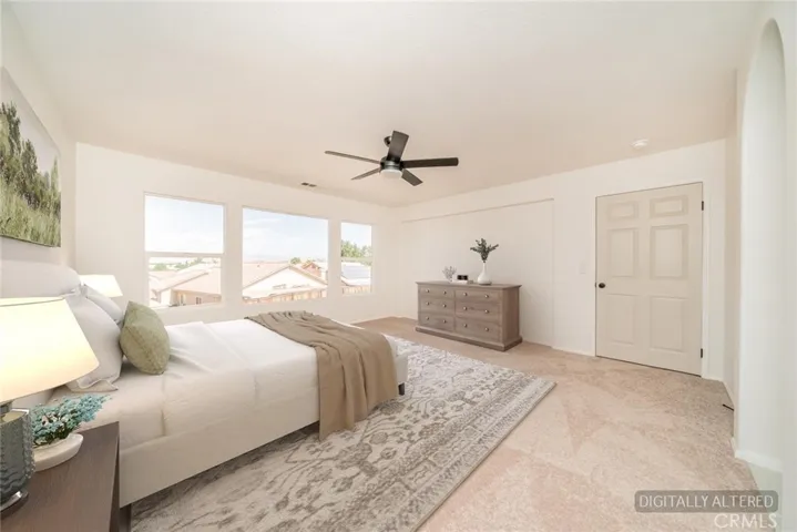 Primary Bedroom- virtually staged