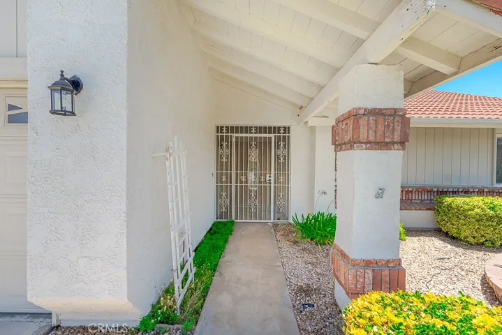 Secured entry to front door