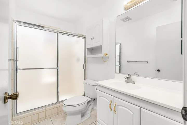 Guest bathroom with walk in shower