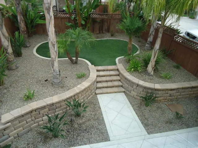 Backyard from above