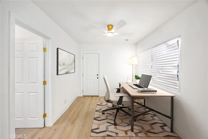 Imagine a Home Office or study space with a view out the front window.  This photo is digitally staged.