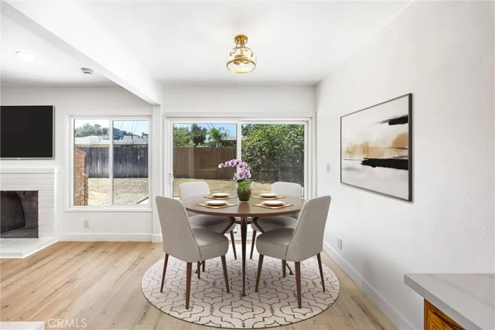 Style up your cozy kitchen space!  This photo is digitally staged.