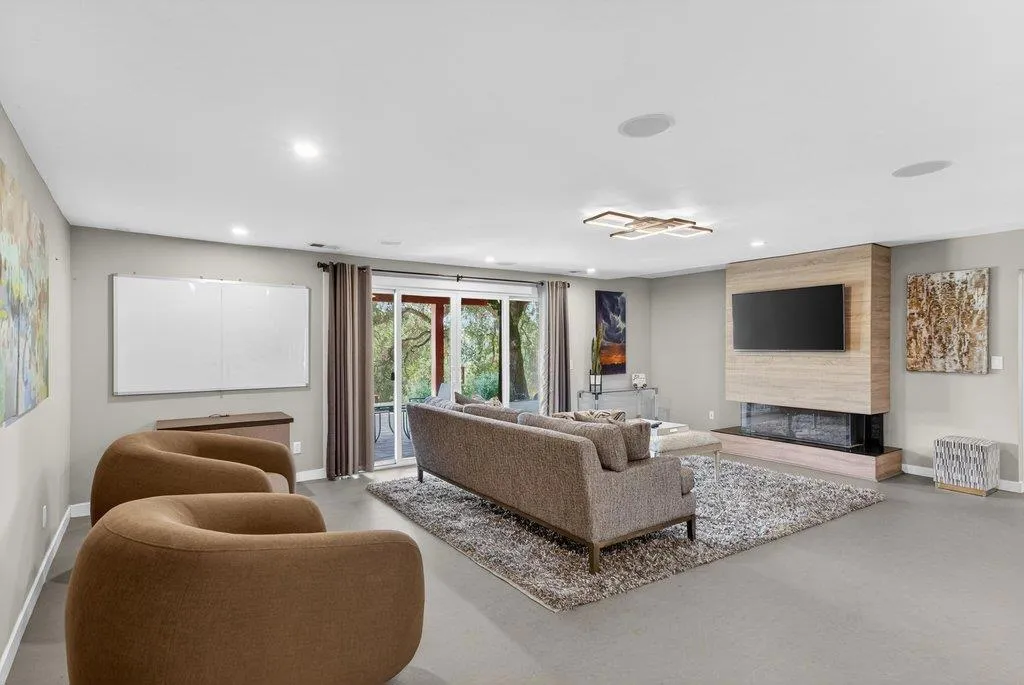 Large remodeled family room