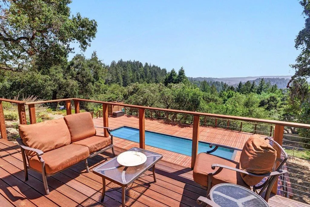 Outdoor relaxation leading from the living room
