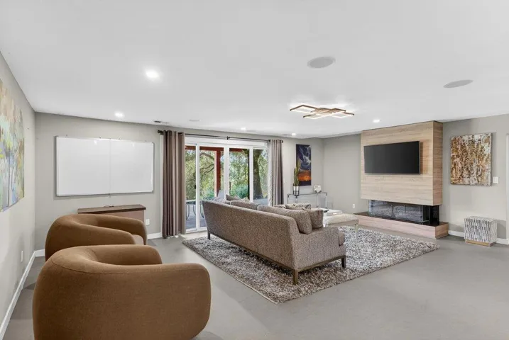 Large remodeled family room