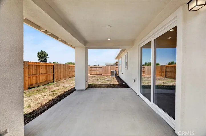 Covered patio