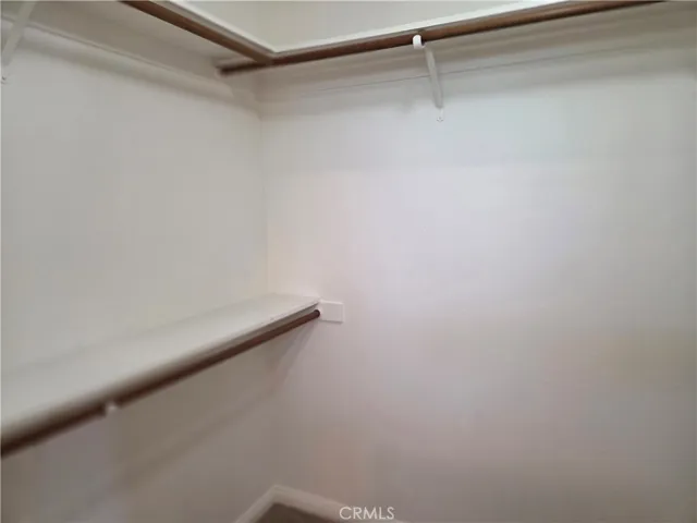 Walk in closet with left view