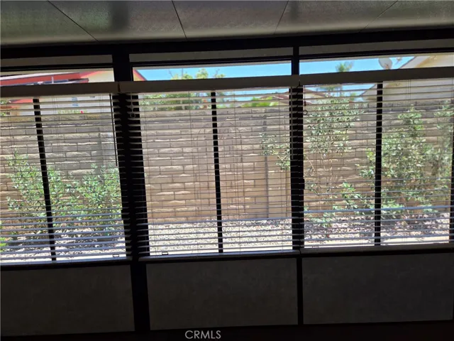 Enclosed patio looking outside
