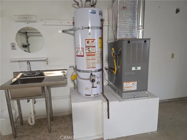 Garage sink and newer furnace