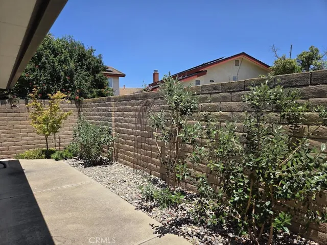 Back yard looking north