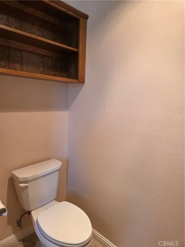 Primary bath toilet area