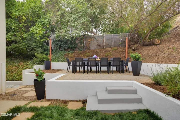 Backyard - Sitting area - close up