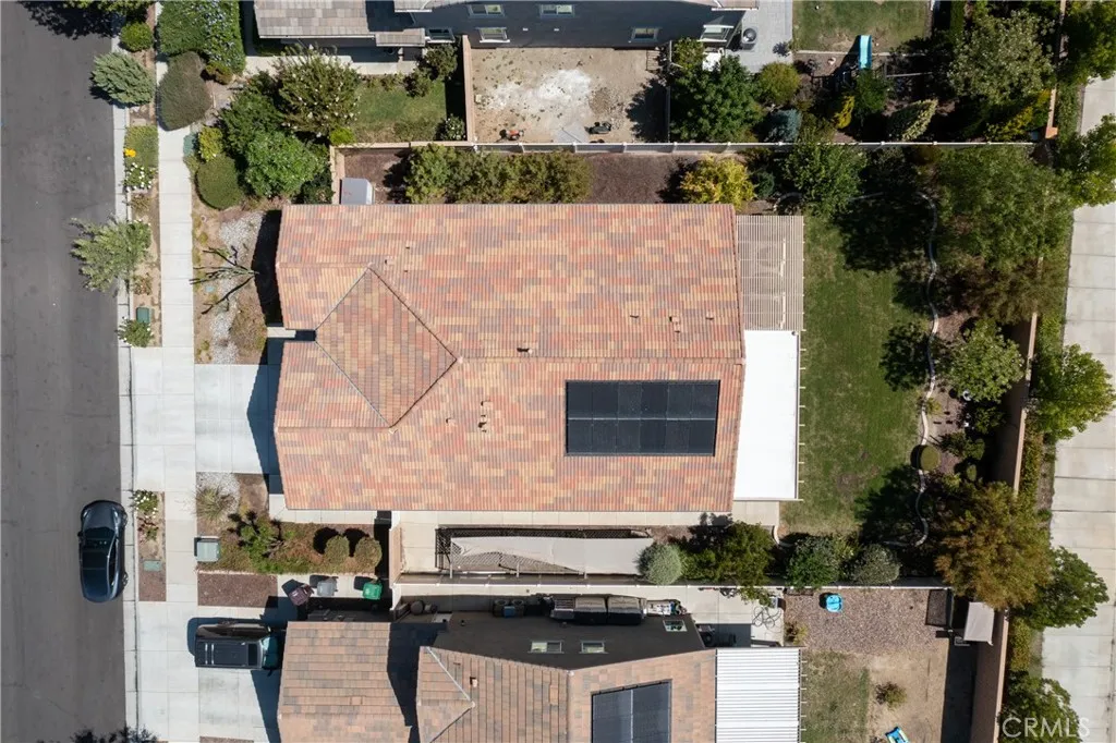 Aerial View Showing Roof Layout