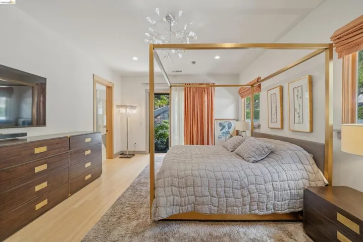 Bright interior space featuring light wood-finish flooring
