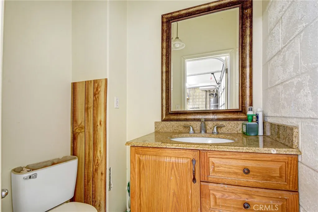 Garage Restroom.
