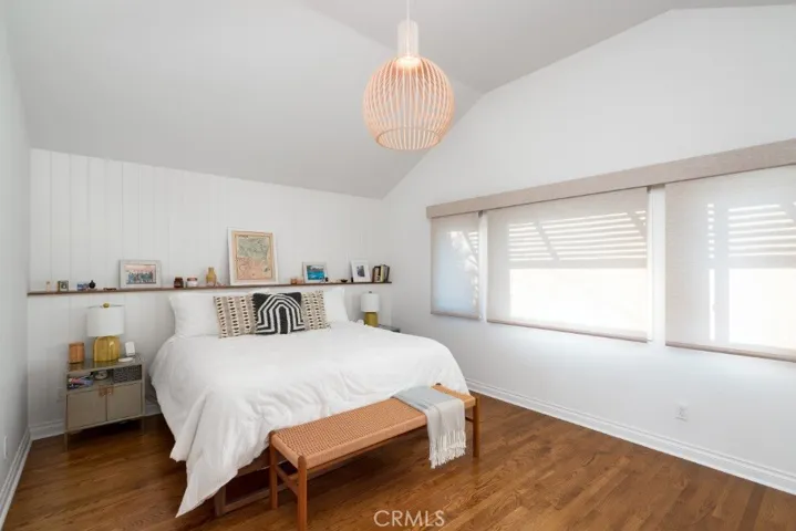 Primary Bedroom With Automatic Window Shades (both light filtering & blackout)