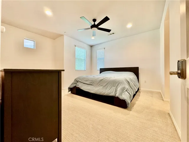 Spacious master bedroom