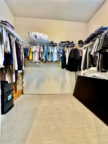 Master walk-in closet